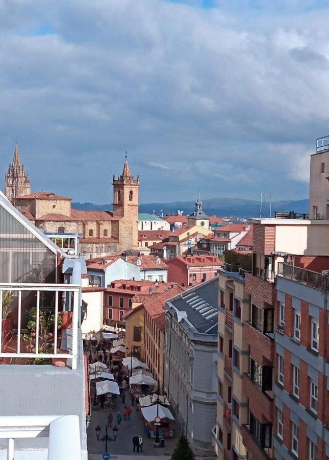 奥维耶多Atico Quintana I - Con Terraza, Vistas A La Ciudad, En El Centro, Con Wifi Y Garaje公寓 外观 照片