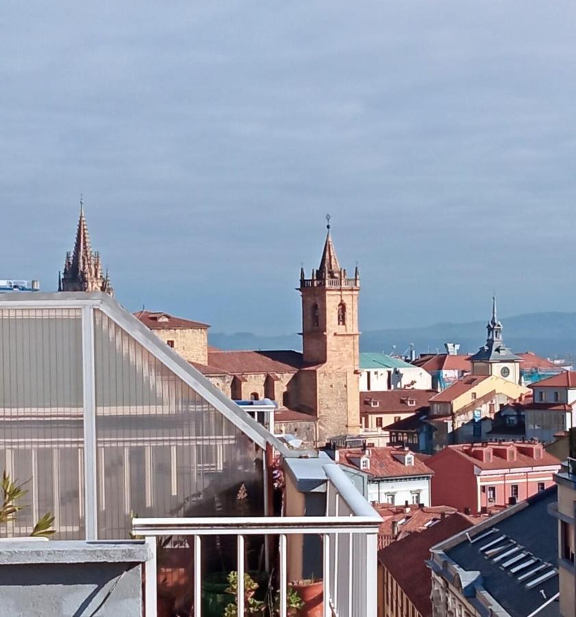 奥维耶多Atico Quintana I - Con Terraza, Vistas A La Ciudad, En El Centro, Con Wifi Y Garaje公寓 外观 照片
